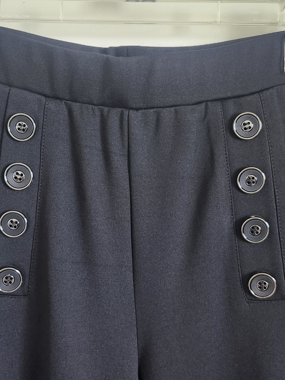 NWT Sailor-Button Wide Leg Pants - Picture 4 of 8